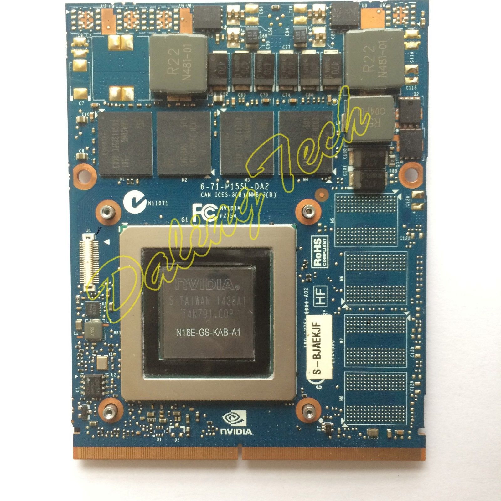 Nvidia GeForce GTX 965M Graphics GPU Card N16E-GS 4Gb For DELL M